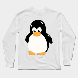 Shiny Little Penguin Long Sleeve T-Shirt